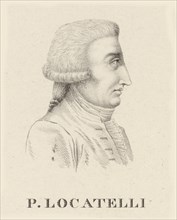 Portrait of the violinist and composer Pietro Antonio Locatelli (1695-1764). Creator: Lambert, Jean Baptiste Ponce (active 1785-1820).