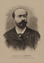 Portrait of the composer Alexandre Luigini (1850-1906) , 1887. Creator: Sédard, E. (active 1880s).