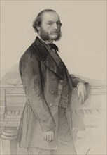 Portrait of the pianist and composer Désiré Magnus (1828-1884). Creator: Raunheim, Hermann (1817-1895).
