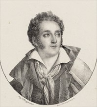 Portrait of the composer François Charles Mansui (1785-1847). Creator: Engelmann, Godefroy (1788-1839).