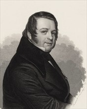 Portrait of the composer Heinrich Marschner (1795-1861). Creator: Mayer, Carl (1798-1868).