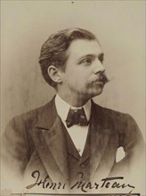 Portrait of the violinist and composer Henri Marteau (1874-1934) , 1898. Creator: Dupont, Aimé (1842-1900).