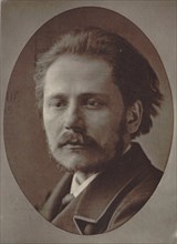 Portrait of the composer Jules Massenet (1842-1912), 1877. Creator: Petit, Pierre Lanith (1831-1909).