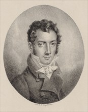 Portrait of the violinist and composer Josef Mayseder (1789-1863). Creator: Engelmann, Godefroy (1788-1839).