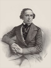 Portrait of the composer Giacomo Meyerbeer (1791-1864), 1857. Creator: Desmaisons, Émile (1812-1880).