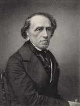 Portrait of the composer Giacomo Meyerbeer (1791-1864), 1865. Creator: Petit, Pierre Lanith (1831-1909).