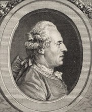Portrait of the violinist and composer Jean Joseph Cassanéa de Mondonville (1711-1772). Creator: Delatre, Jean-Marie (1746-1840).