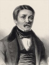Portrait of the organist and composer Hippolyte Monpou (1804-1841) , 1840. Creator: Benjamin (Joseph Germain Mathieu Roubaud) (1811-1847).