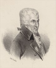 Portrait of the composer Pierre-Alexandre Monsigny (1729-1817). Creator: Guillet, V. (active Mid of 19th cen.).