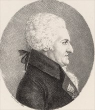Portrait of the composer Pierre-Alexandre Monsigny (1729-1817), 1826. Creator: Heckel, Johann Christoph (1792-1858).