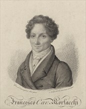 Portrait of the Composer Francesco Morlacchi (1784-1841), 1822. Creator: Schiavoni, Natale (1777-1858).