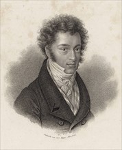 Portrait of pianist and composer Ignaz Moscheles (1794-1870) , c. 1830. Creator: Mayer, Carl (1798-1868).