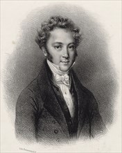Portrait of pianist and composer Ignaz Moscheles (1794-1870) , c. 1830. Creator: Lithographie Formentin et C..