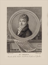 Portrait of the Composer Benoît Mozin (1769-1857) , 1800. Creator: Ruotte, Louis Charles (1754-c. 1806).