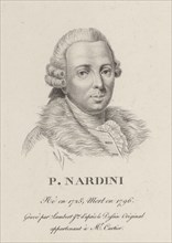 Portrait of the violinist and composer Pietro Nardini (1722-1793). Creator: Lambert, Jean Baptiste Ponce (active 1785-1820).