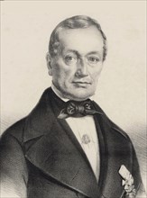 Portrait of the Composer Heinrich August Neithardt (1793-1861), c. 1850. Creator: Fischer, Carl (active 1825-1860).