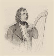 Portrait of the harpist and composer Elias Parish Alvars (1808-1849) , 1830. Creator: Anonymous.