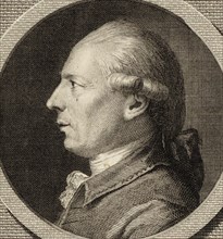 Portrait of François-André Danican Philidor (1726-1795) , 1780. Creator: Liebe, Gottlob August (1746-1819).