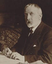 Portrait of the Composer Gabriel Pierné (1863-1937) , 1910. Creator: Manuel, Henri (1874-1947).