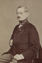 Portrait of the Composer Charles-François Plantade (1787-1870), 1860s. Creator: Photo studio Nadar.