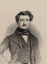 Portrait of the Composer Charles-François Plantade (1787-1870), 1850. Creator: Alophe, Marie-Alexandre Menut (1812-1883).