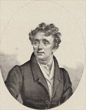 Portrait of the opera singer Louis Antoine Eléonore Ponchard (1787-1866) , ca 1835. Creator: Vigneron, Pierre Roch (1789-1872).