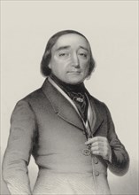 Portrait of the opera singer Louis Antoine Eléonore Ponchard (1787-1866) , 1840. Creator: Vogt, Pierre Charles (ca 1810-ca 1890).