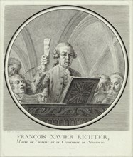 Portrait of the composer Franz Xaver Richter (1709-1789) , 1785. Creator: Guérin, Christophe (1758-1831).