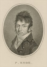 Portrait of the composer Pierre Jacques Joseph Rode (1774-1830), 1813. Creator: Riedel, Carl Traugott (1769-c. 1832).