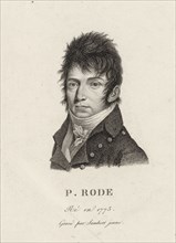 Portrait of the composer Pierre Jacques Joseph Rode (1774-1830). Creator: Anonymous.