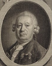 Portrait of the Composer Johann Heinrich Rolle (1716-1785) , 1780. Creator: Geyser, Friedrich Christian Gottlieb (1772-1846).