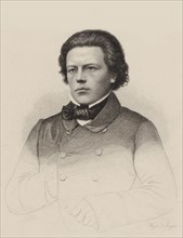 Portrait of the composer Anton Rubinstein (1829-1894), 1850. Creator: Weger, August (1823-1892).