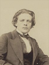 Portrait of the composer Anton Rubinstein (1829-1894), ca 1860-1870. Creator: Desmaisons, Émile (1812-1880).