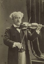 Portrait of the violinist and composer Pablo de Sarasate (1844-1908), c. 1890. Creator: Gerschel, Charles (1871-1948).