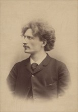Portrait of the composer Ignacy Jan Paderewski (1860-1941), 1889-1890. Creator: Girard, Victor (1835-1893).