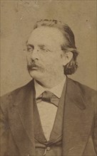 Portrait of the organist and composer Edmund Kretschmer (1830-1908), c. 1880. Creator: Luckhardt, Fritz (1843-1894).