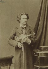 Portrait of the violinist and composer Frantisek Ondricek (1857-1922), 1882-1883. Creator: Anonymous.