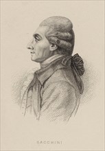 Portrait of the composer Antonio Sacchini (1730-1786), 1870. Creator: Deblois, Charles Alphonse (1822-1883).