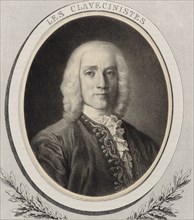 Portrait of the Composer Domenico Scarlatti (1685-1757) , c. 1850. Creator: Lemoine, Alfred (1824-1881).