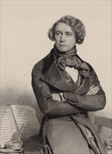 Portrait of the cellist and composer Adrien-François Servais (1807-1866) , 1838. Creator: Baugniet, Charles-Louis (1814-1886).