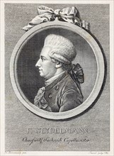 Portrait of the singer and composer Franz Seydelmann (1748-1806) , c. 1800. Creator: Thoenert (Thönert), Medardus (1754-1814).