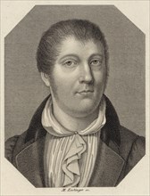 Portrait of the violinist and composer Louis Spohr (1784-1859), 1820. Creator: Esslinger, Johann Martin (1793-1841).