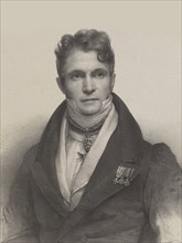 Portrait of the conductor and composer Gaspare Spontini (1774-1851), 1830. Creator: Grevedon, Pierre Louis Henri (1776-1860).