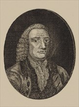 Portrait of the Composer William Tans'ur (1706-1783) , 1760. Creator: Anonymous.