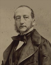 Portrait of the pianist and composer Sigismund Thalberg (1812-1871) , ca 1860. Creator: Photo studio Nadar.