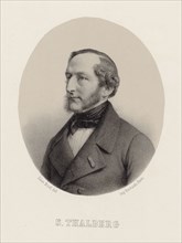 Portrait of the pianist and composer Sigismund Thalberg (1812-1871) , ca 1860. Creator: Noël, Léon (1807-1884).