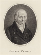 Portrait of the Composer Johann Baptist Wanhal (1739-1813) , 1815. Creator: Adamek, Johann (1774-1840).