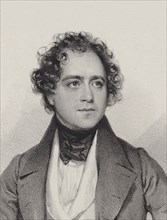Portrait of the Composer Johann Vesque von Püttlingen (1803-1883), 1838. Creator: Kriehuber, Josef (1800-1876).
