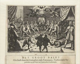 The "Great European War Ballet", c. 1643. Creator: Anonymous.