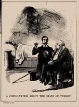A Consultation about the State of Turkey. Punch, September 17, 1853, 1853. Creator: Leech, John (1817-1864).